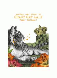 BU15 Gift card - Crazy Cat Lady